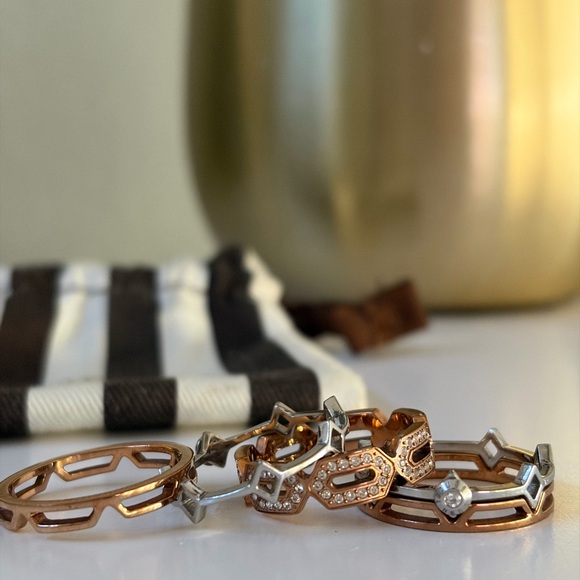 Henri Bendel stackable ring set - Picture 2 of 4